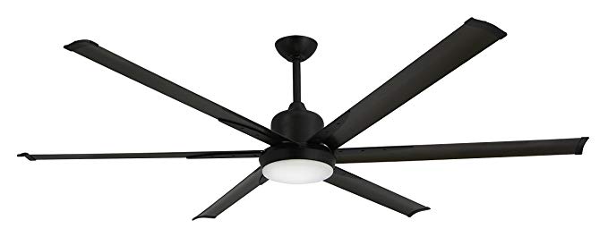 TroposAir-Titan-Oil-Rubbed-Bronze-Large-Industrial-Ceiling-Fan-with-DC-Motor,-72-Extruded-Aluminum-Blades,-Integrated-Light-and-Remote