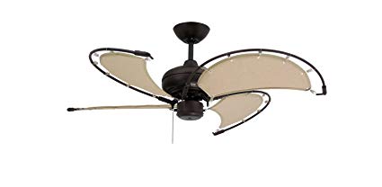 TroposAir-Voyage-Oil-Rubbed-Bronze-IndoorOutdoor-Ceiling-Fan-with-Khaki-Fabric-Blade