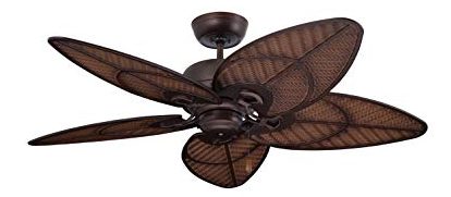 Emerson Wicker Leaf Blades Ceiling Fan Thetechyhome