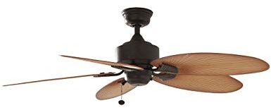 Hampton Bay Palm Leaf Blades Ceiling Fan Thetechyhome