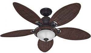 Hunter-Caribbean-Antique-Dark-Wicker-Blades-Ceiling-Fan