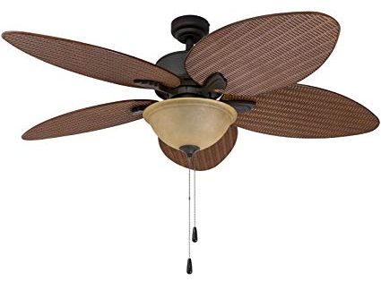 Palm-Valley-Tropical-Ceiling-Fan with-Palm-Leaf-Blades