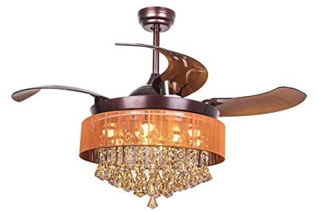 Elegant Ceiling Fans With Crystals Thetechyhome