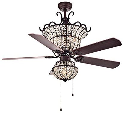 Elegant Ceiling Fans With Crystals Thetechyhome